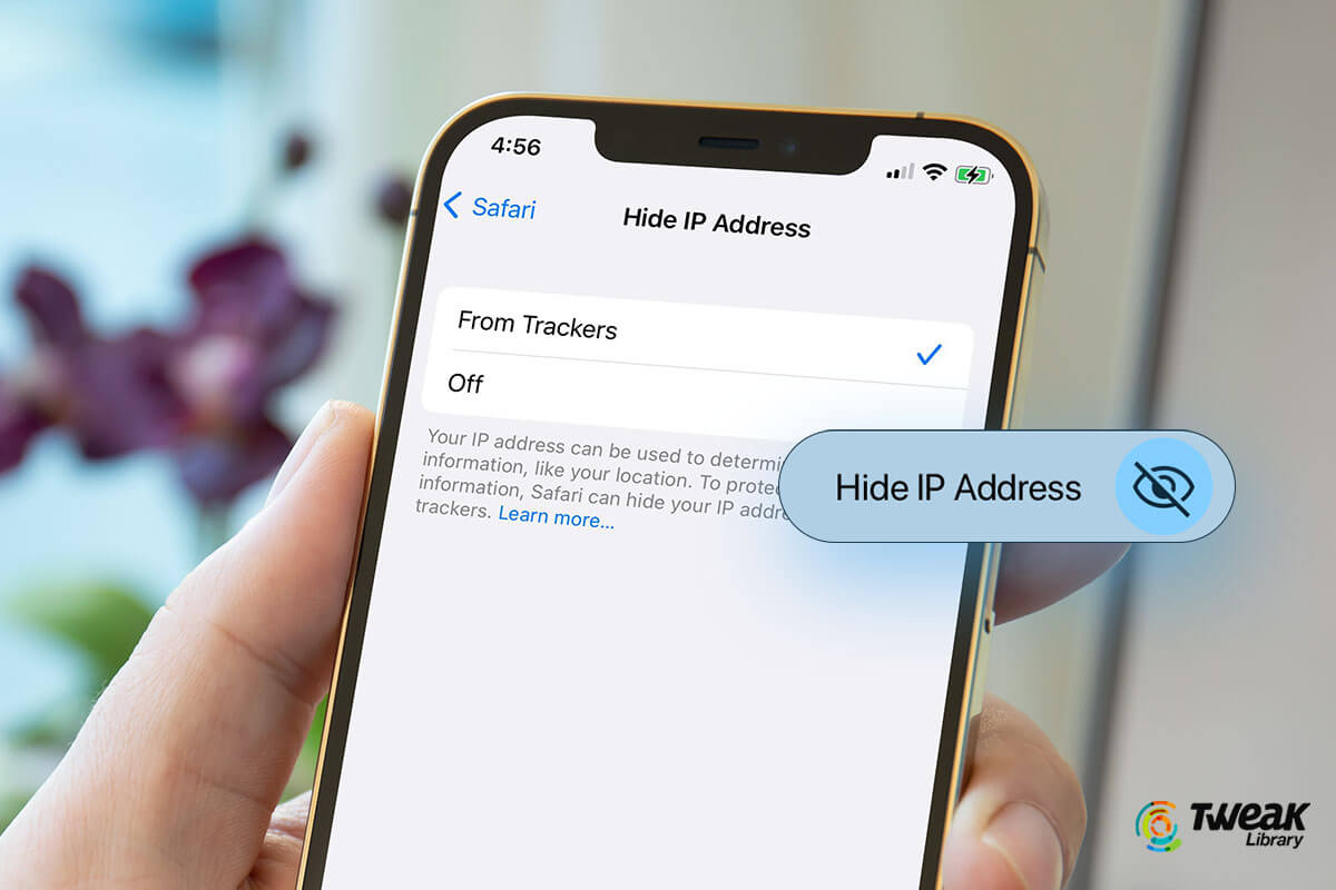 Hide IP Address on iPhone