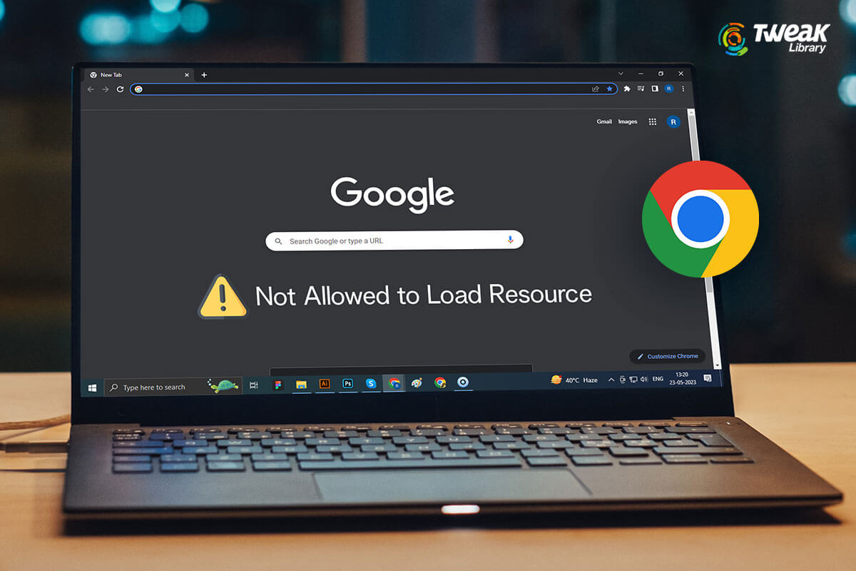 Chrome is not allowed to load local resources