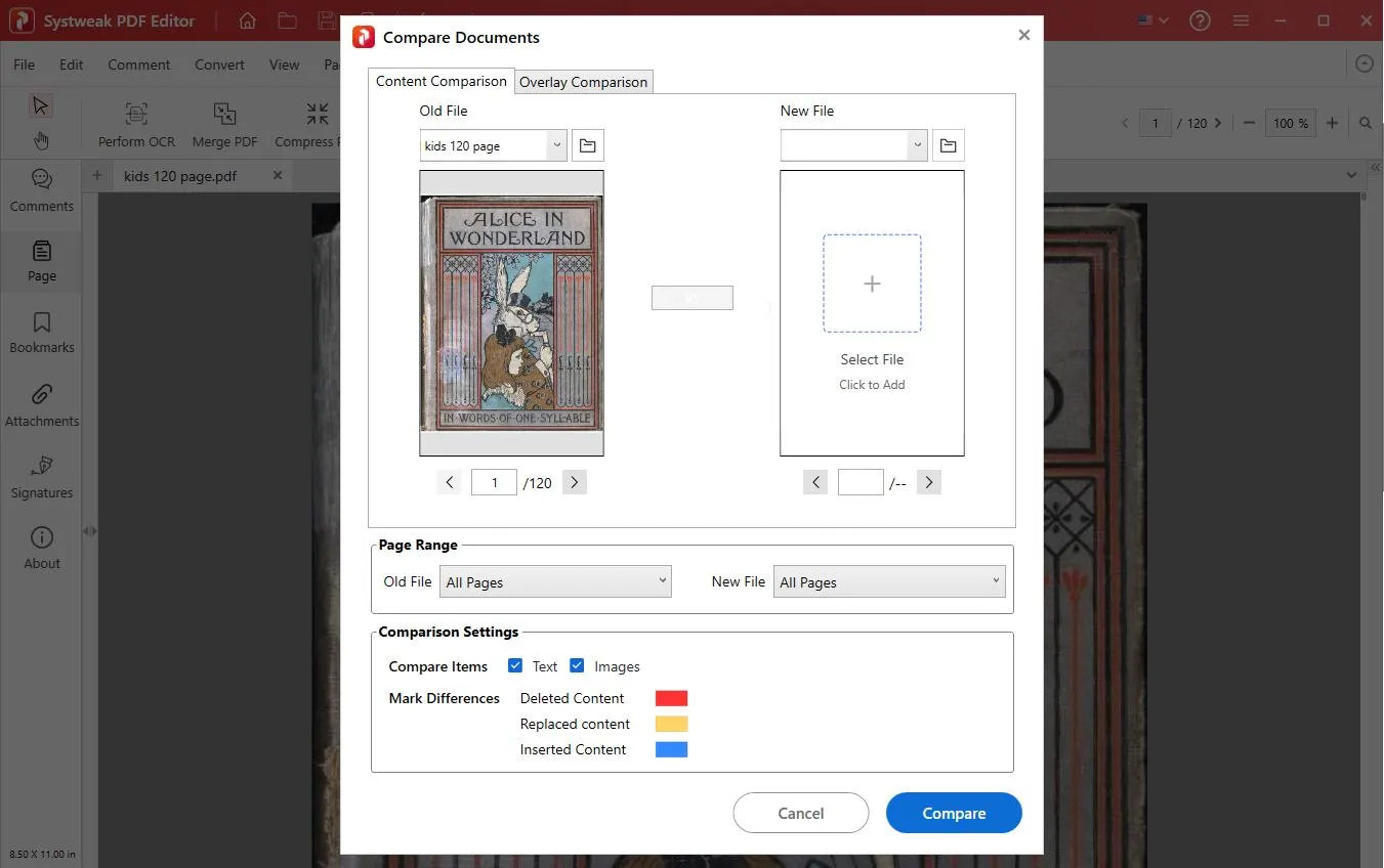 Compare PDF