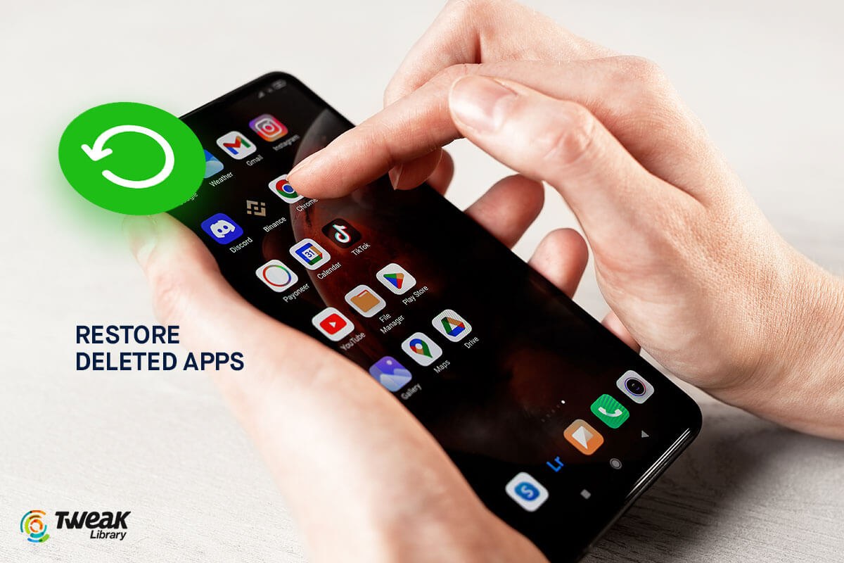 How to restore deleted apps on android