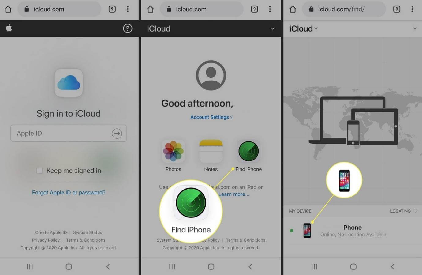 How to track lost phone