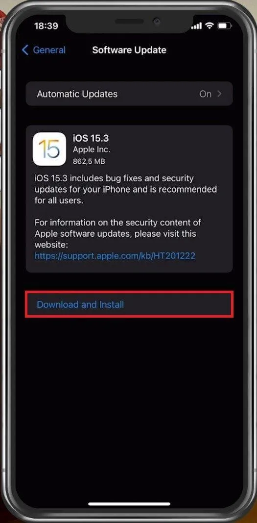 Software Update