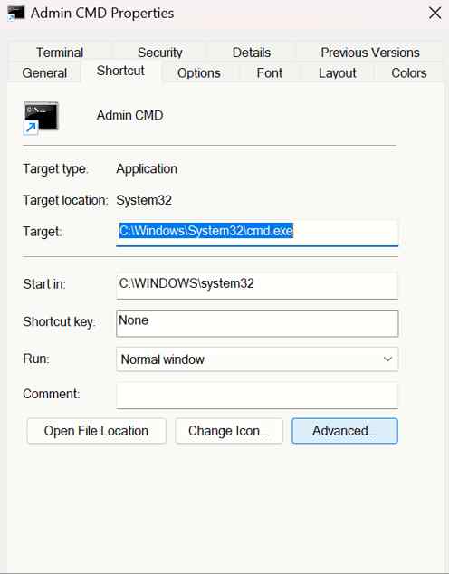 admin-cmd-properties