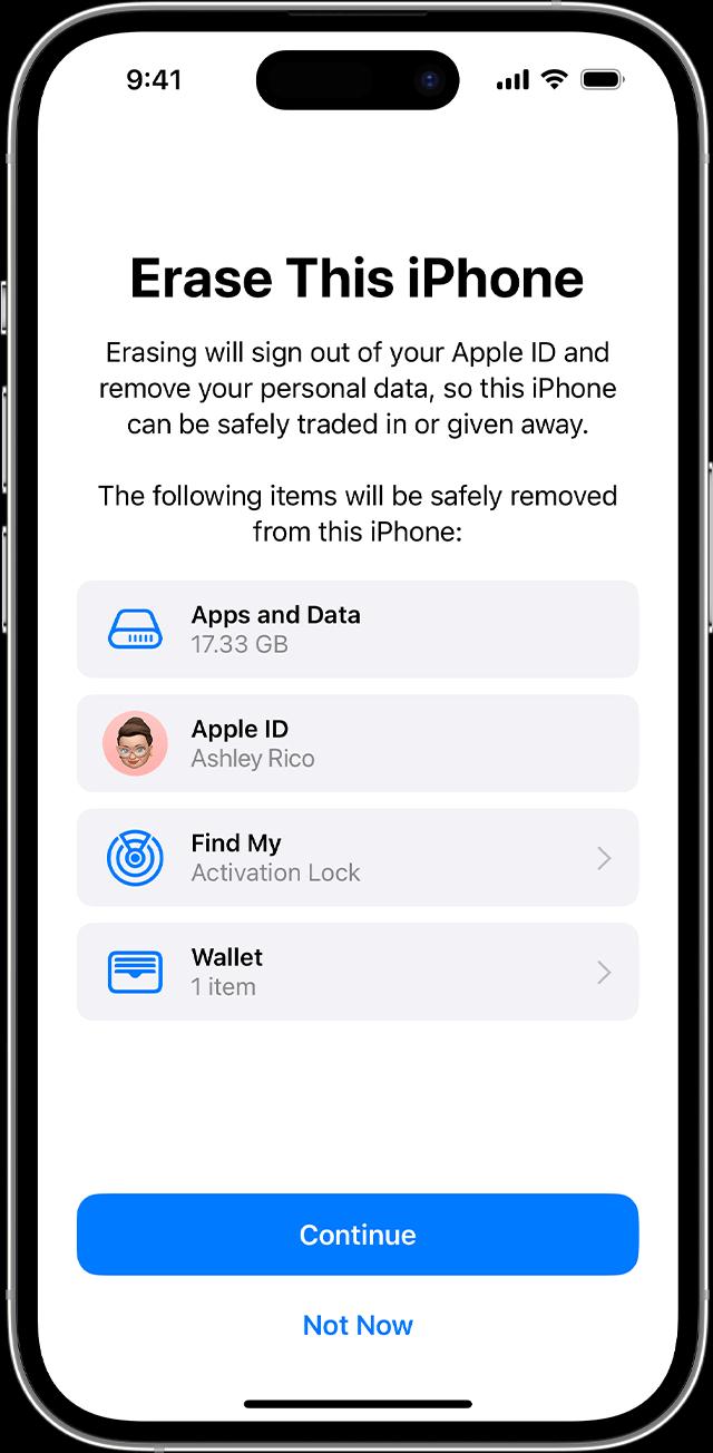 iphone setting