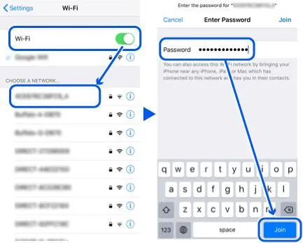 Wi-Fi to connect