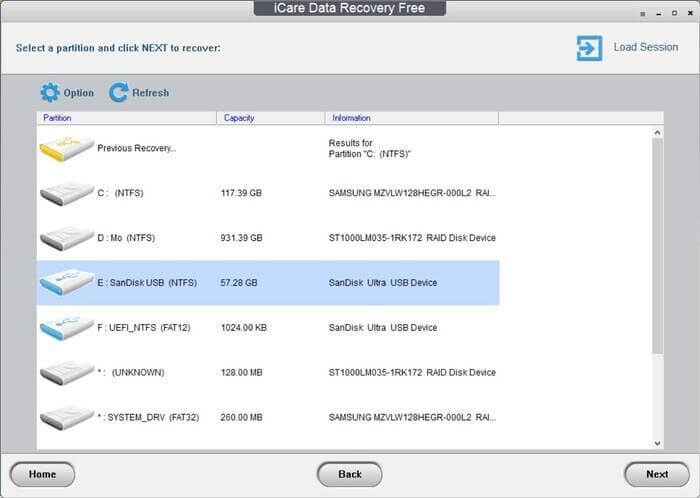 Data recovery