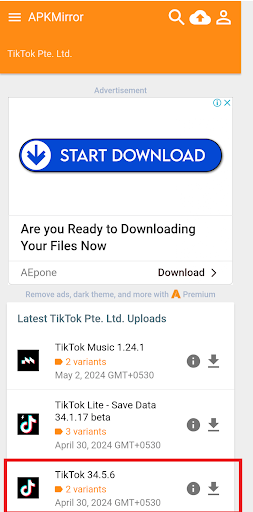 Download files