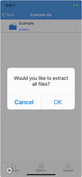 How to open zip files