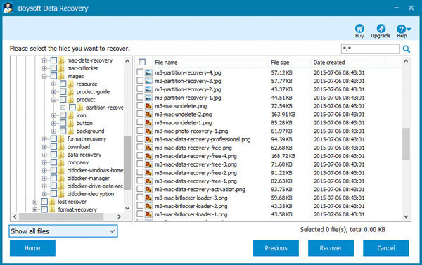 Recover deleted data