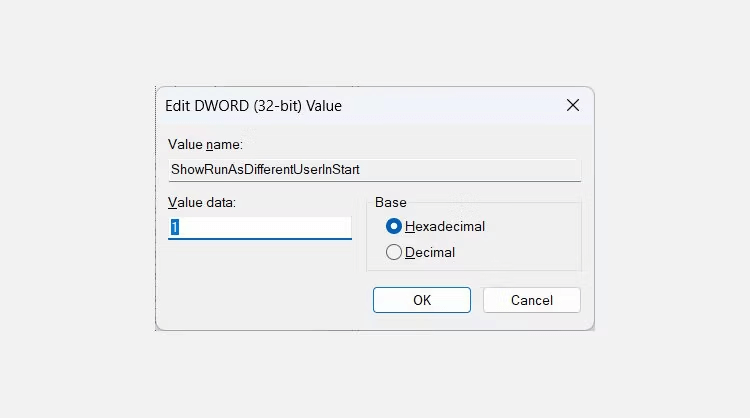 Windows option
