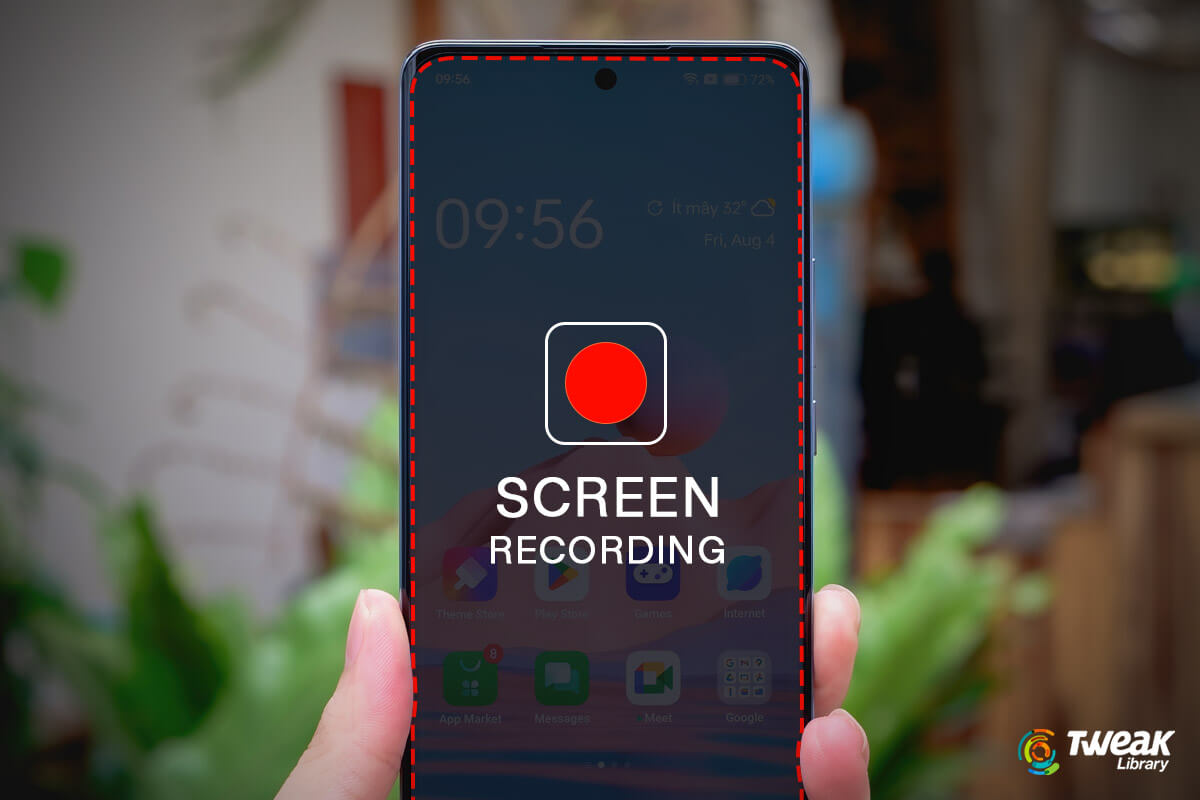 How to screen record on android