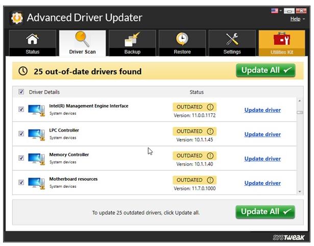 HP printer driver update