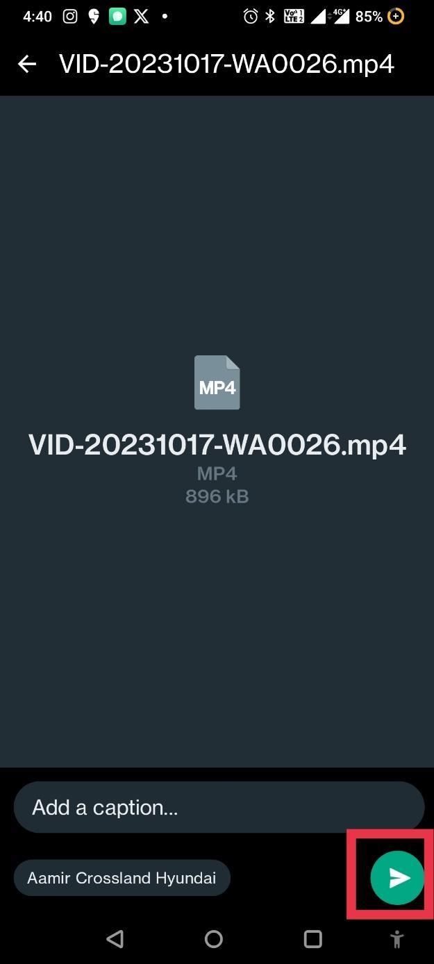 Send button