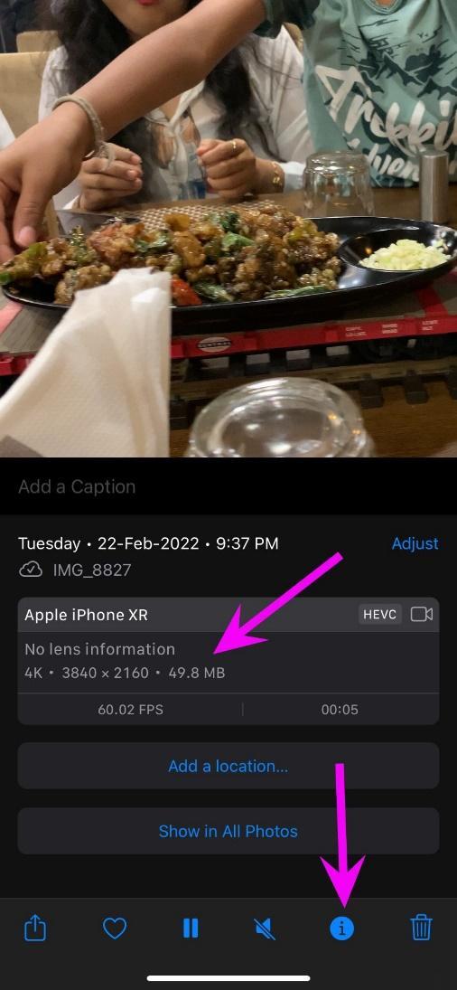 check the video size
