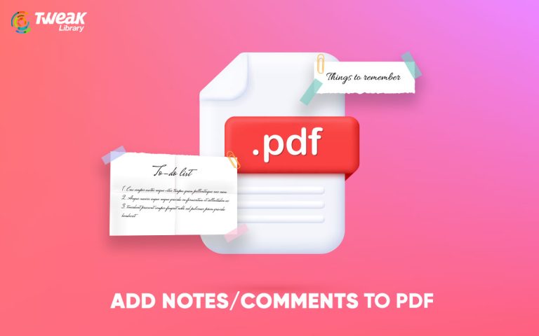 How To Add Notes/Comments To PDF Document
