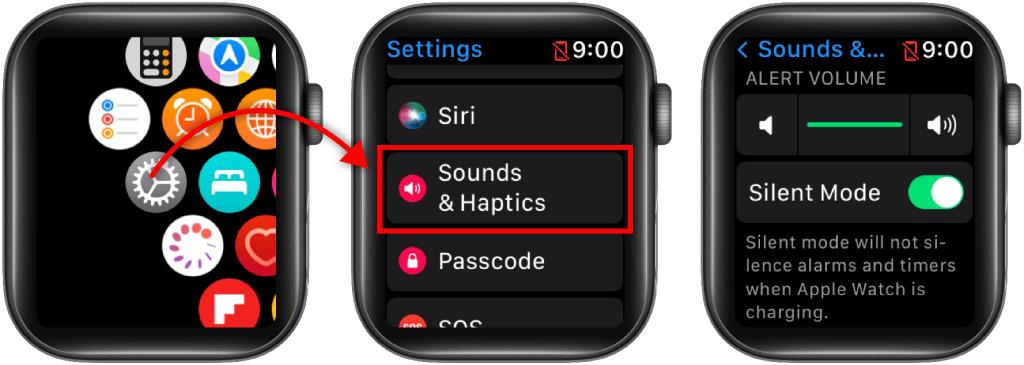Apple Watch silence