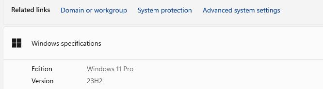 Advanced System Settings
