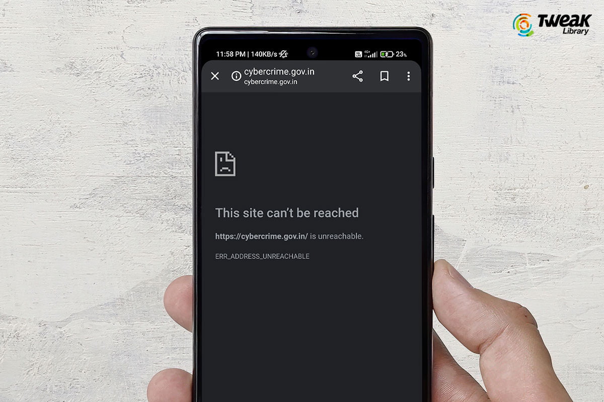 How to Fix This Site Can’t Be Reached Error in Android