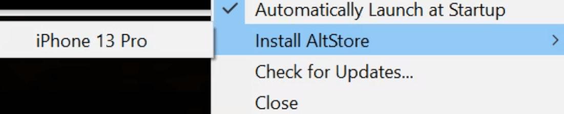 Install Altstore