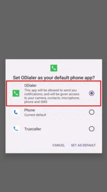 ODialer app