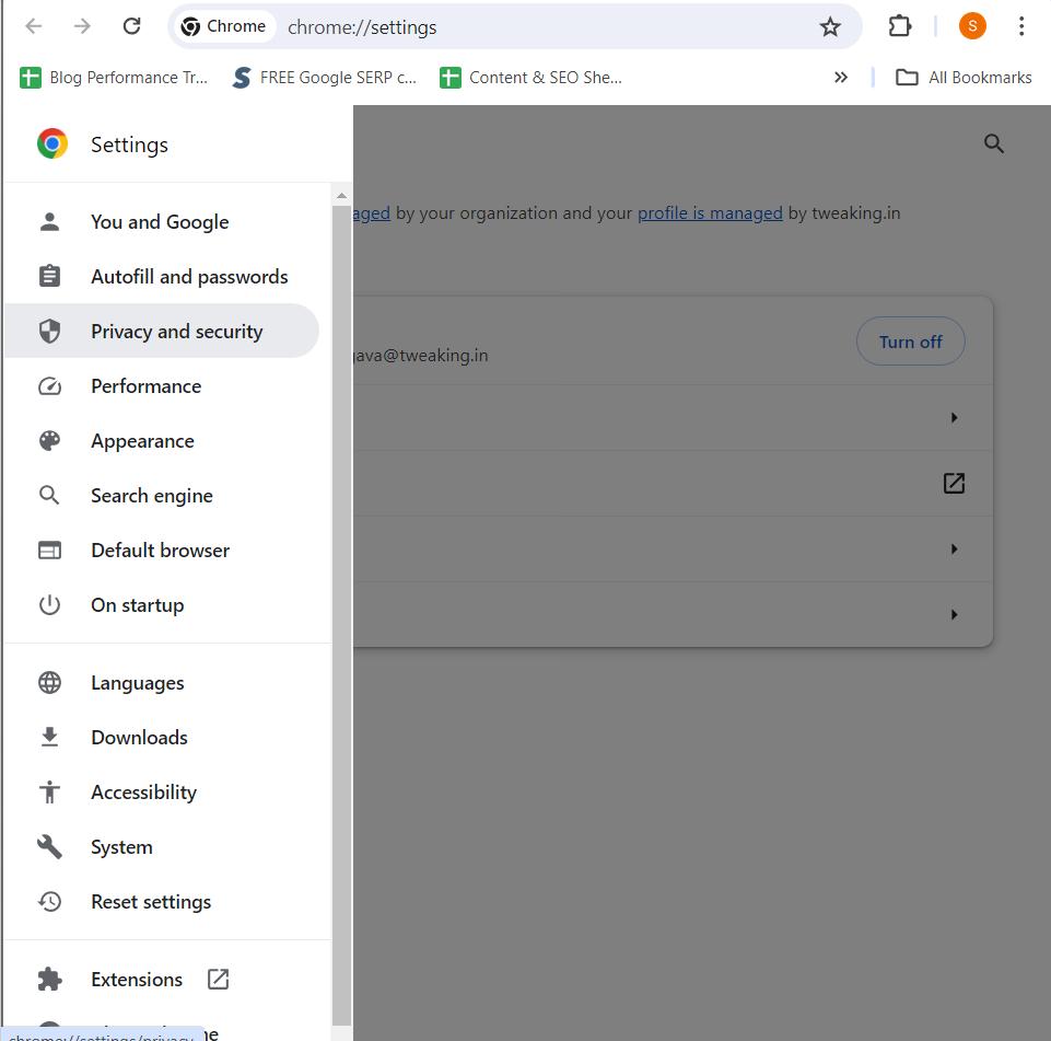 Privacy and security