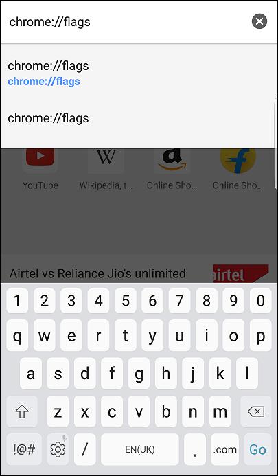 chrome flags
