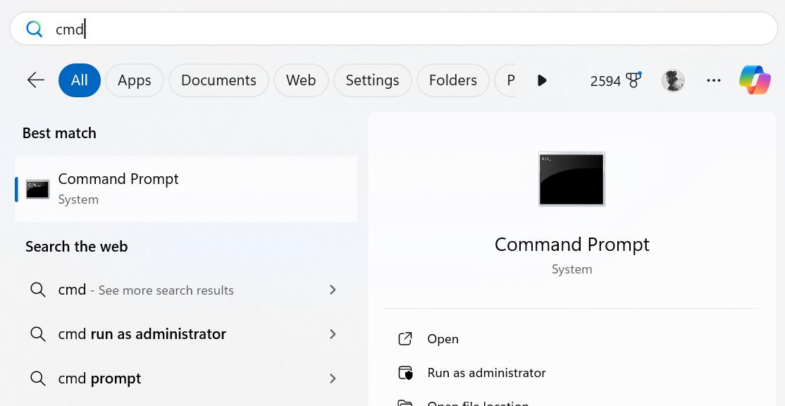 Run as administrator