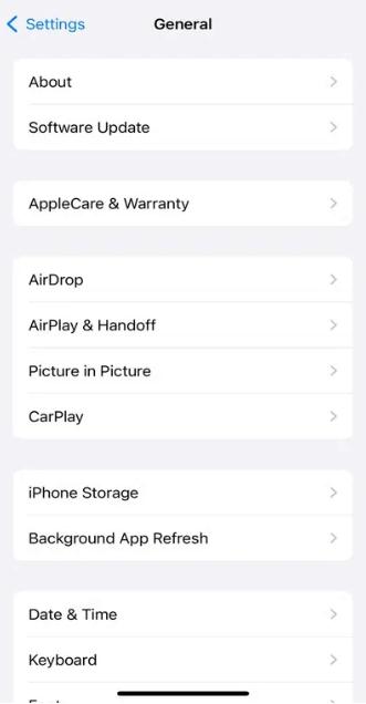Software Update