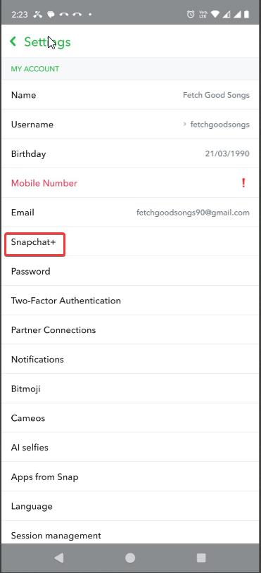 Subscribe option