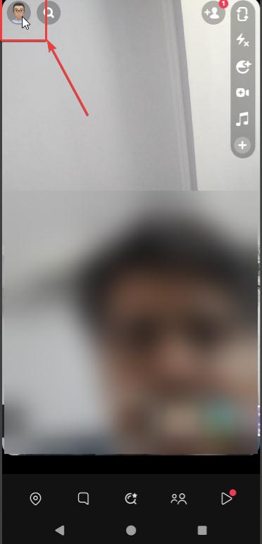 the profile icon