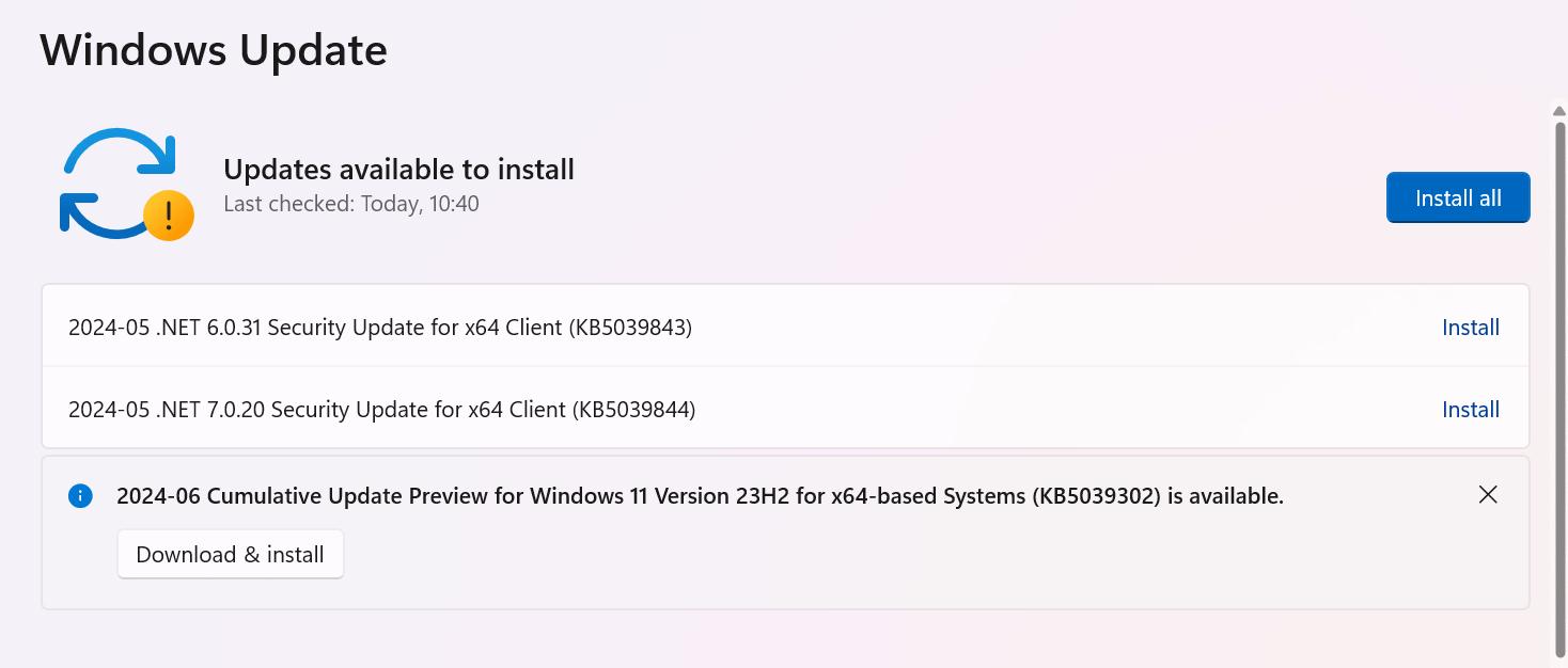 Download & Install button