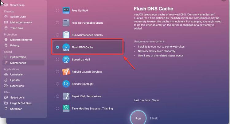 Flush DNS Cache