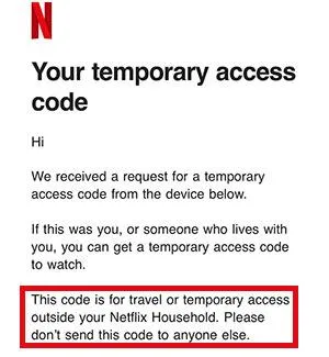 Vacation Access Code