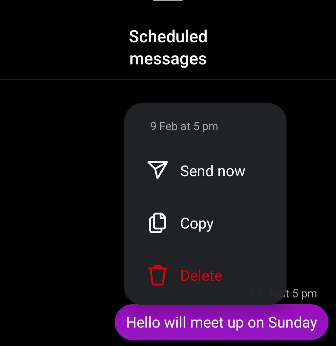 send now
