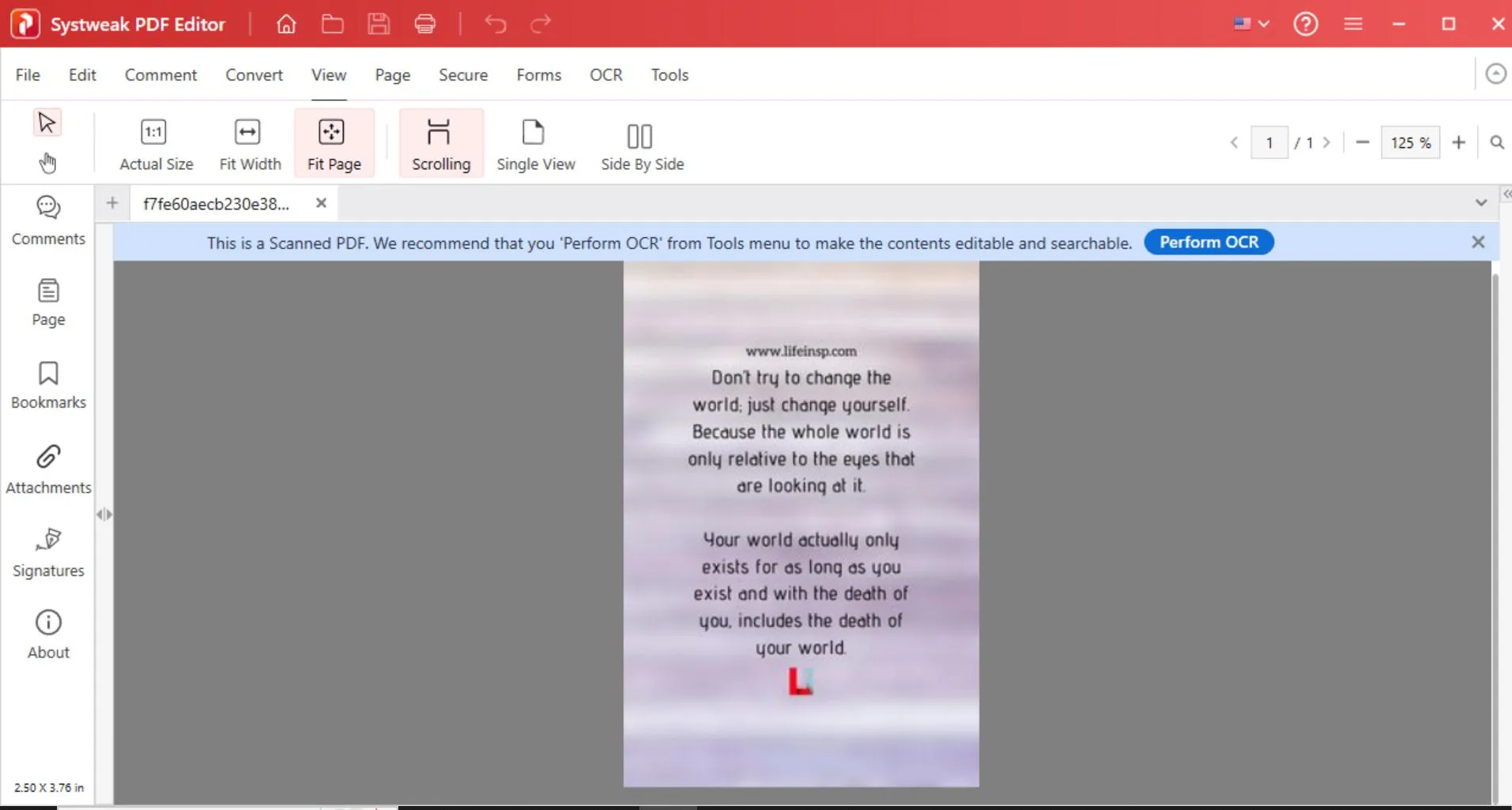 Systweak PDF Editor