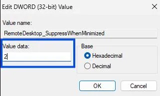 set value