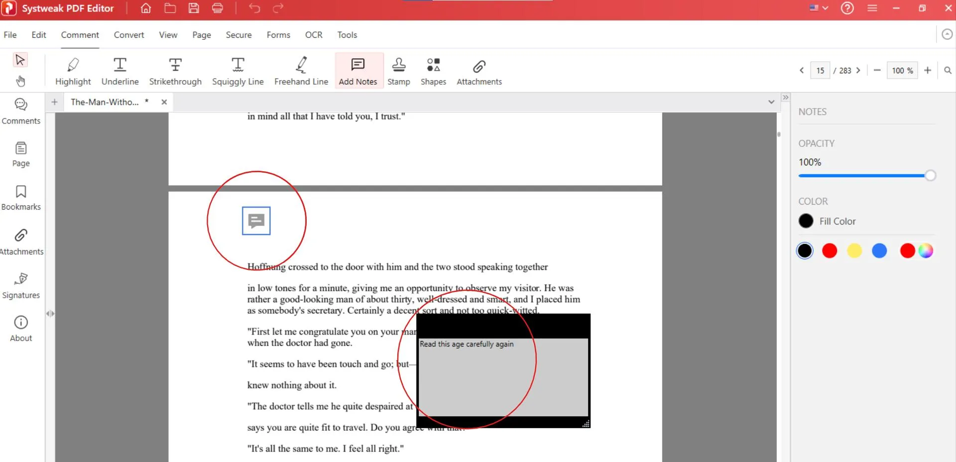 Edit the Note