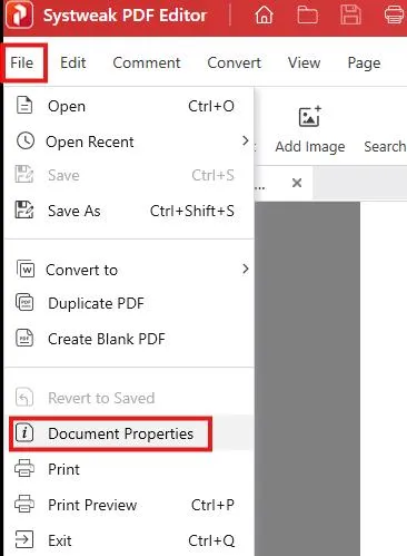 Document Properties