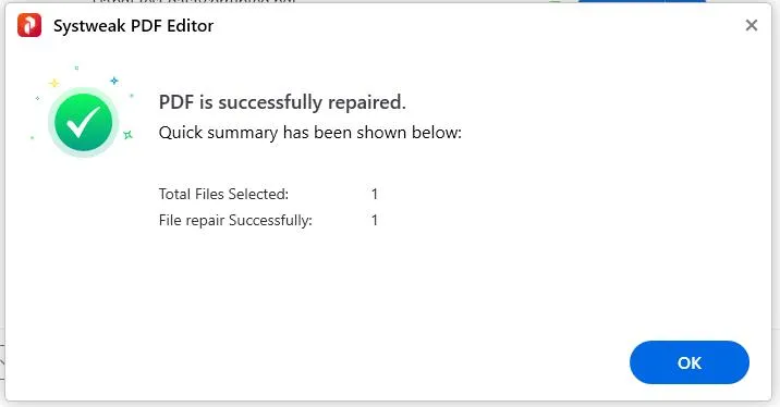 Repair PDF Now