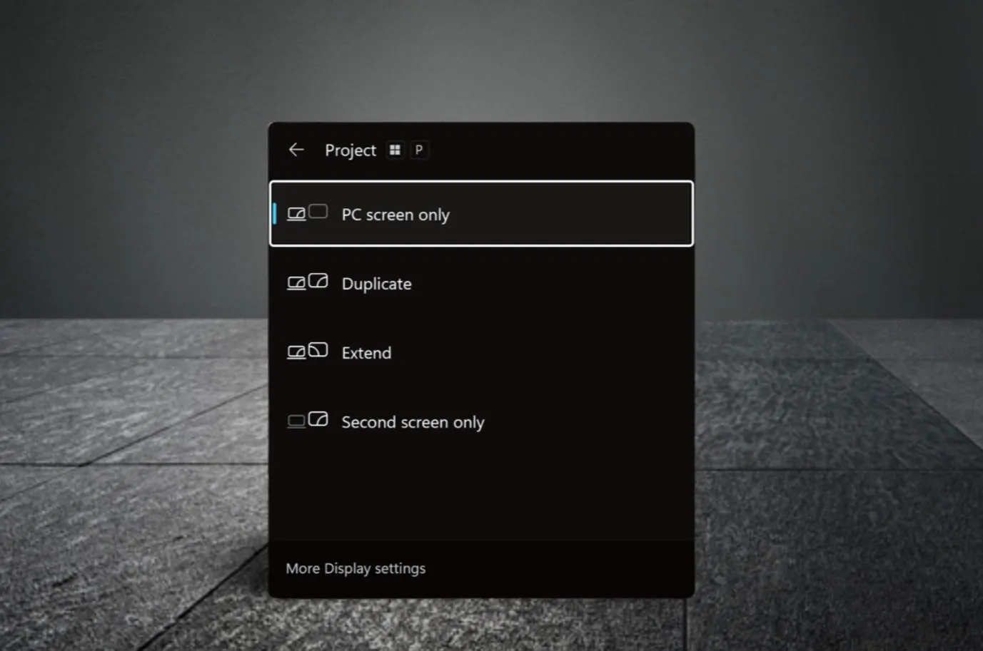 Display Settings