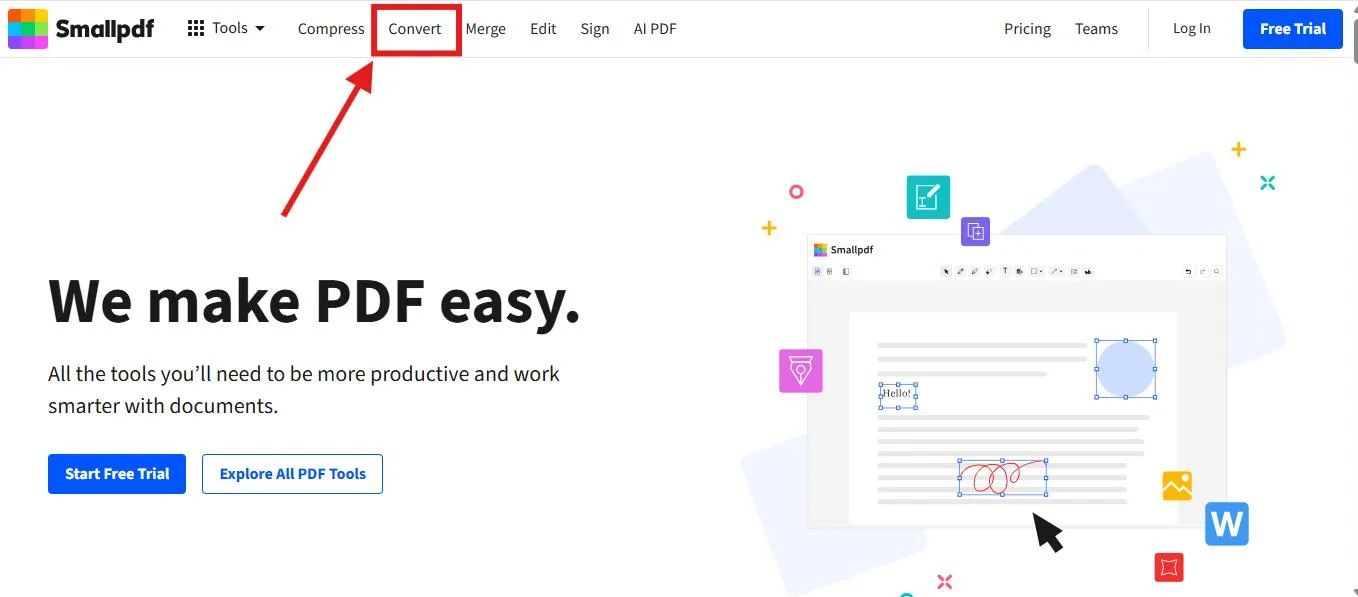 Open Smallpdf