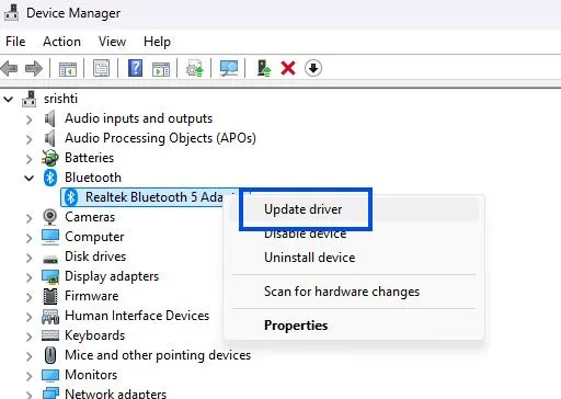 Update Driver
