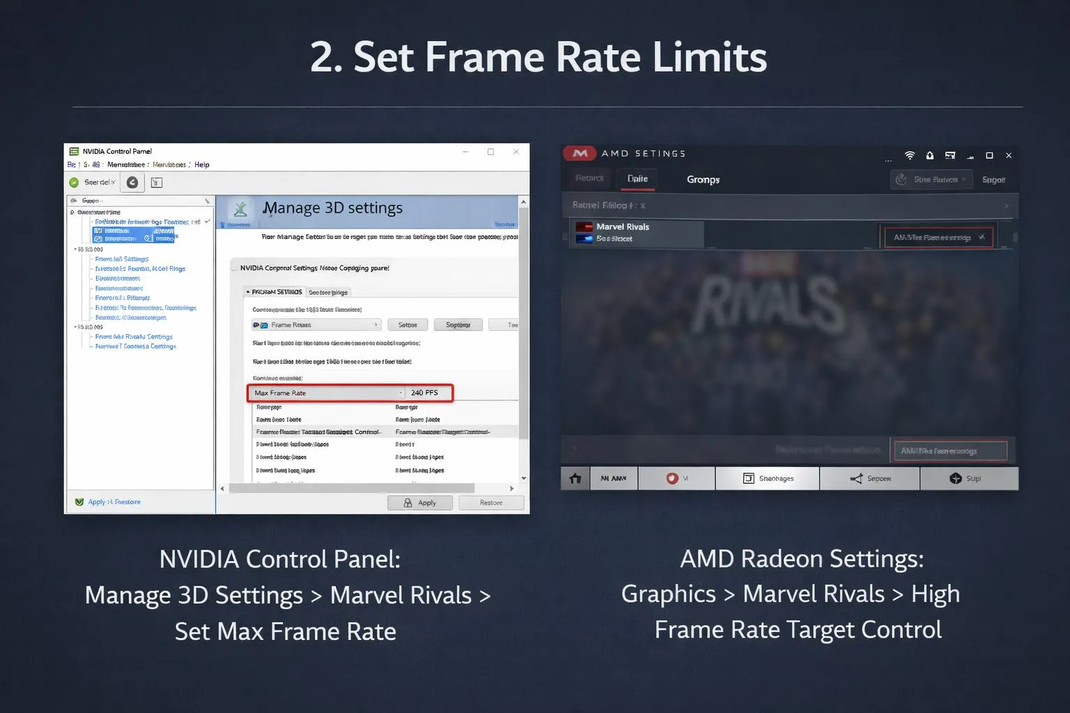 Manage 3D Settings