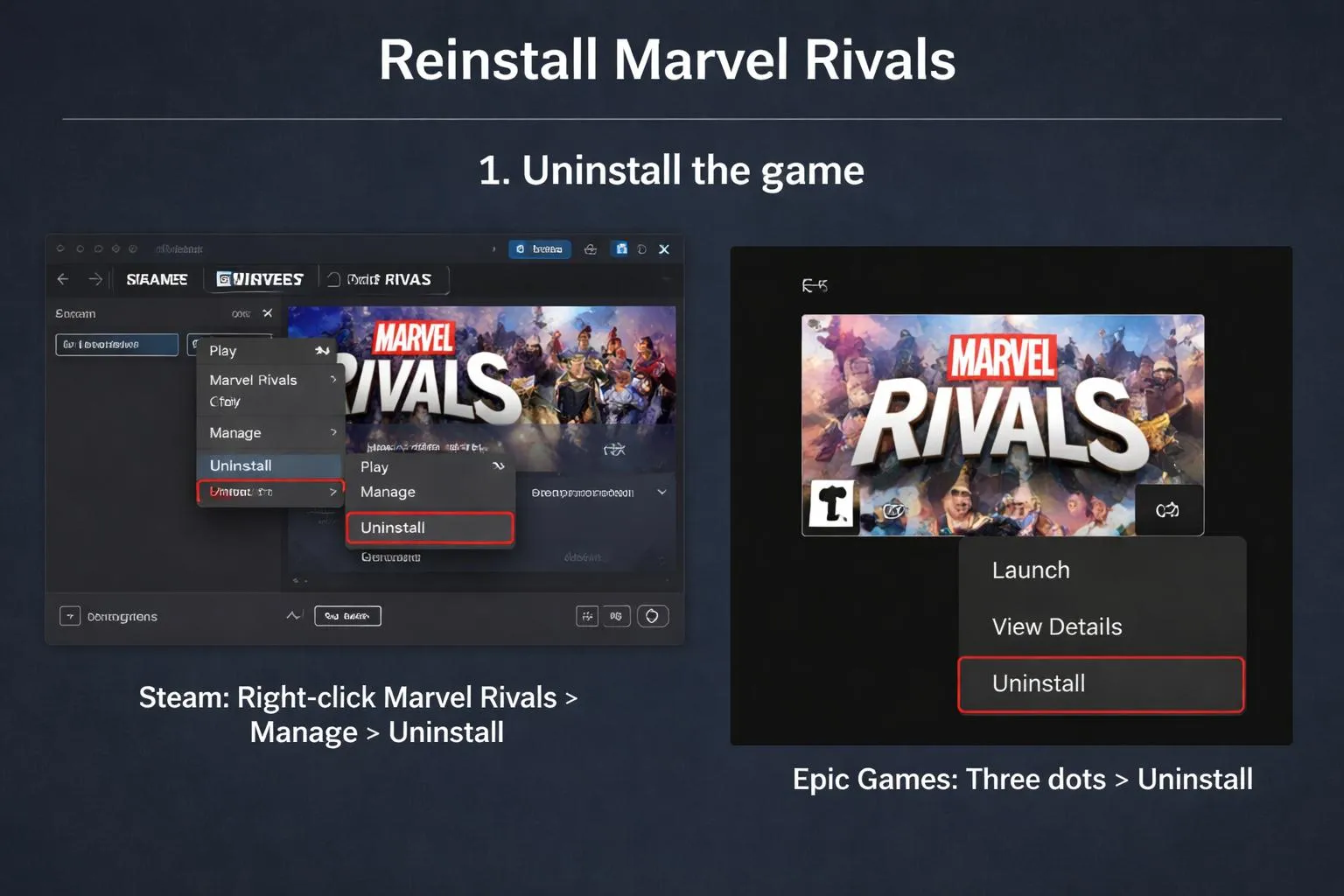 Reinstall