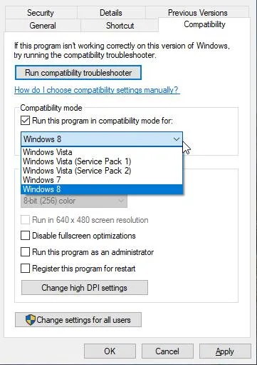 compatibility mode