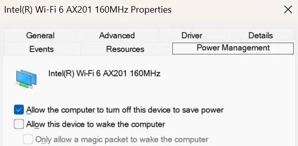 save power