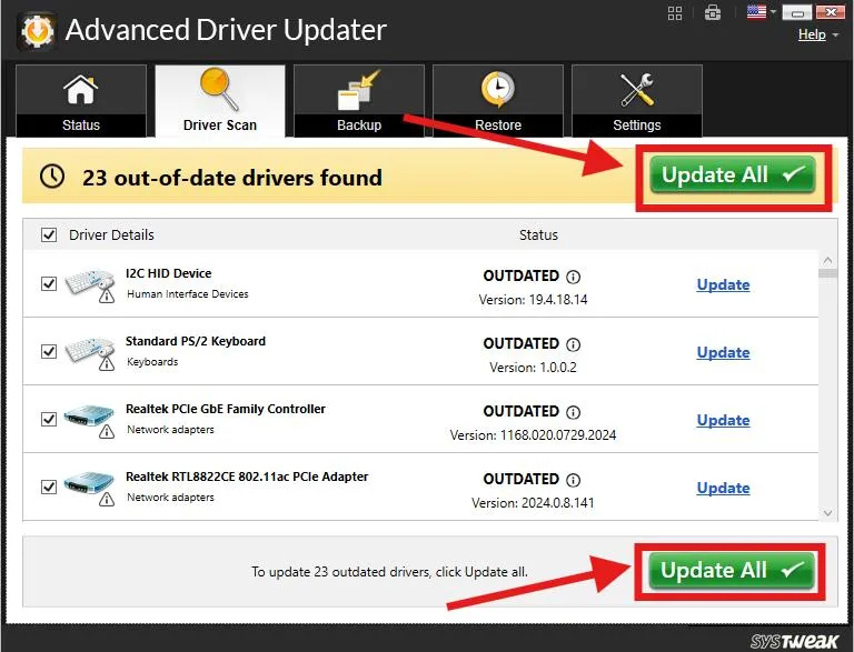 update all