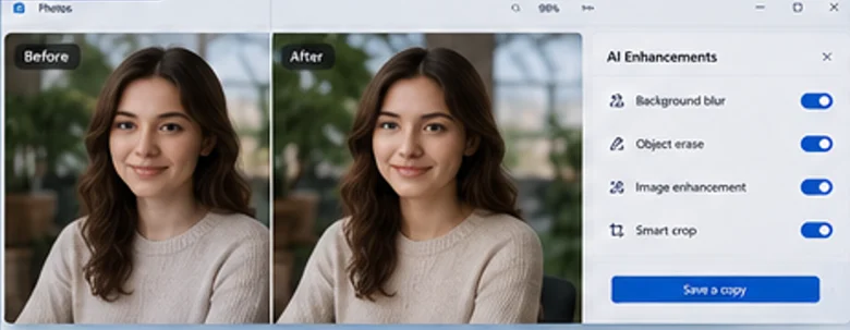 AI in Photos App