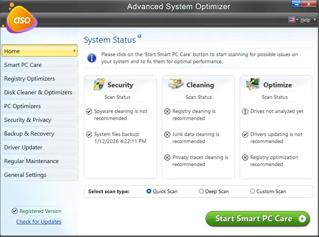 Advance System Optimizer