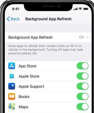 Background App Refresh